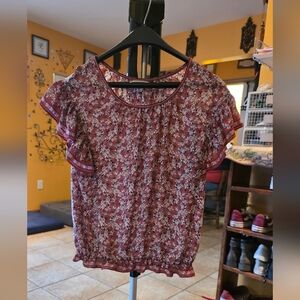 Max Studio Chic Floral Blouse